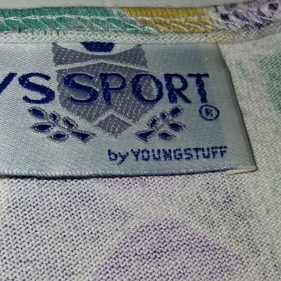 YS Sport By Youngstuff Shirt & Shorts Size Med 60% Cotton 40% Polyeste, Artsy. - Picture 13 of 15